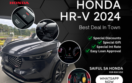 Berikut 8 sebab Honda HR-V 2024 adalah terbaik untuk anda