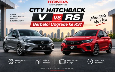 Honda City Hatchback V vs RS: Berbaloi Upgrade ke RS?