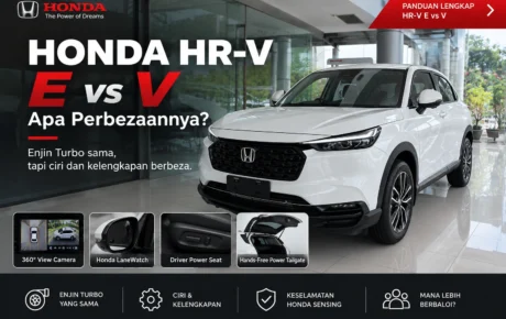 Honda HR-V E vs V: Apa Perbezaannya?